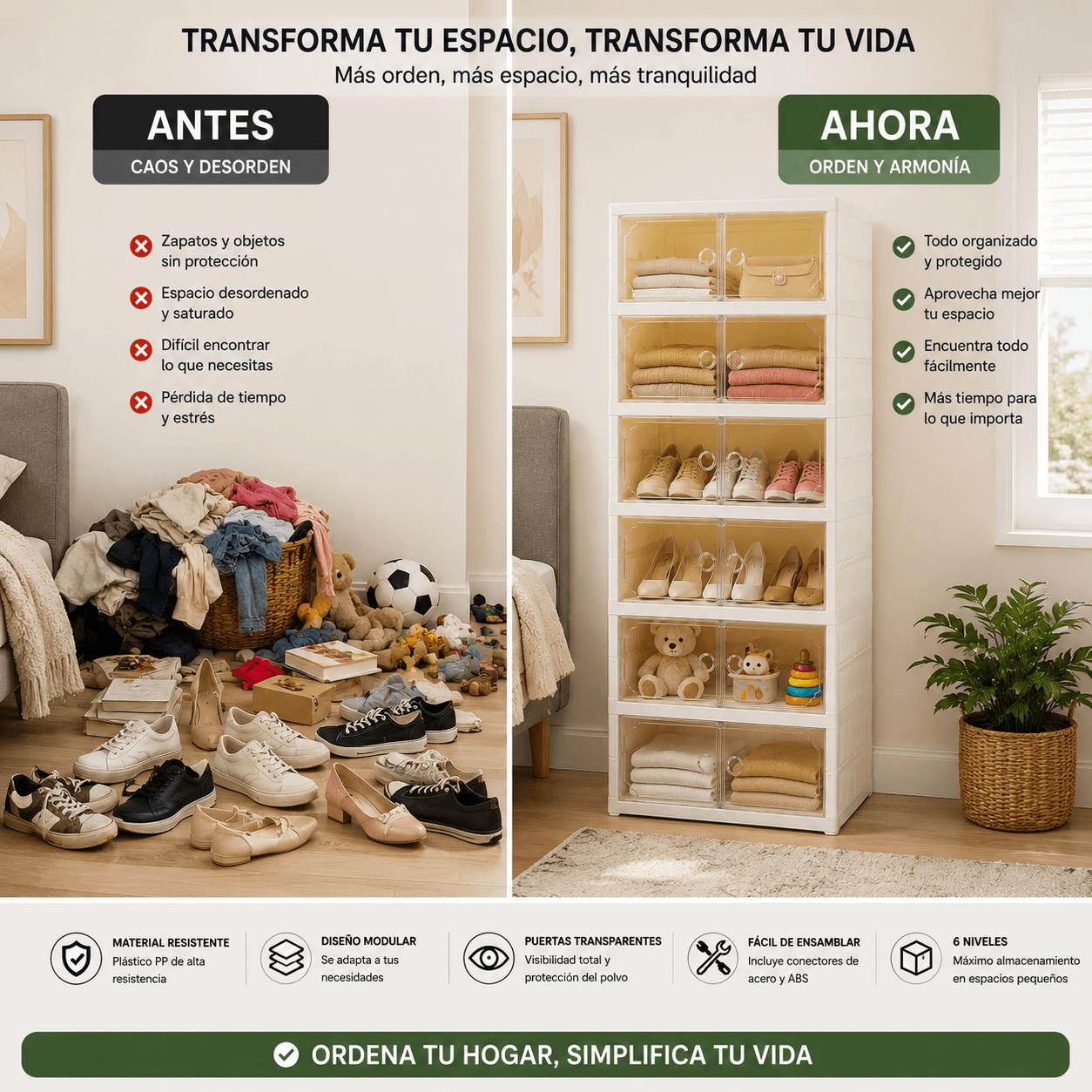 Zapatero ModuSpace™ 6 Niveles